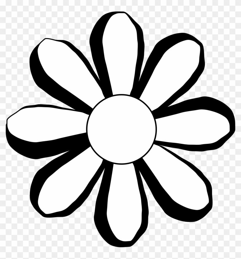 Download Flowers Black Flower Black White Art Coloring Book Flower Pic Black And White Free Transparent Png Clipart Images Download