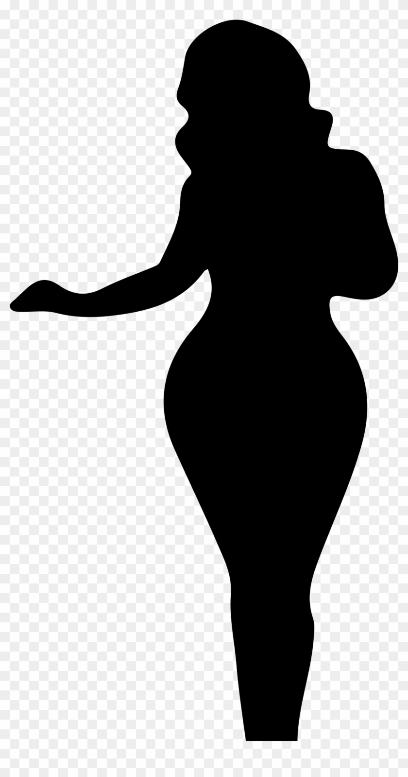 Clipart - Silhouette Of A Woman - Free Transparent PNG Clipart Images  Download