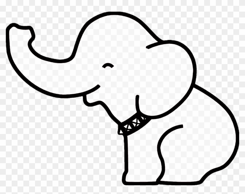 Elephant Sketches In Color And Lines. Simple Elephants On White Background.  Cute Elephant. Vector Illustration Of Cute Cartoon Elephant Character.  Royalty Free SVG, Cliparts, Vectors, and Stock Illustration. Image  126290121.