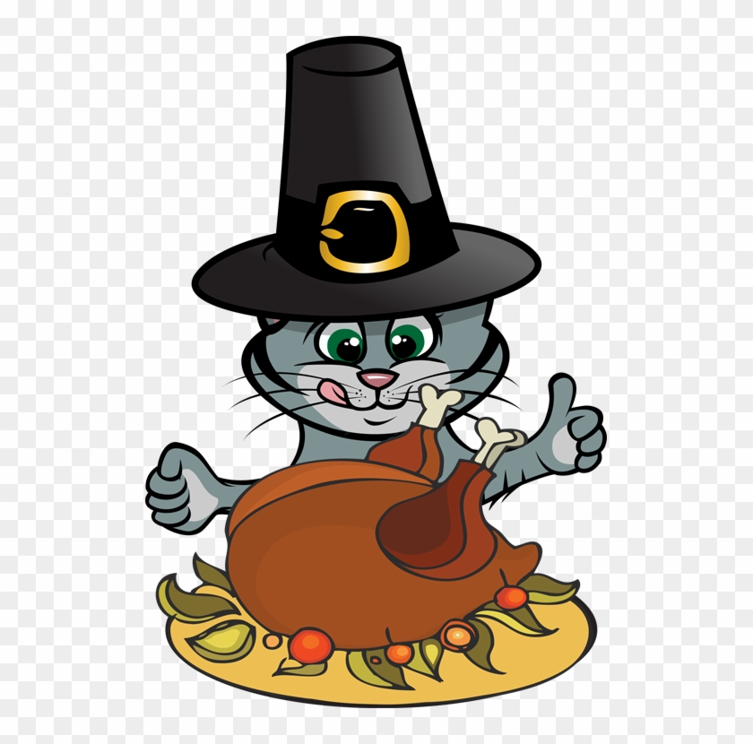 Thanksgiving Clipart To Download - Cat Thanksgiving Clip Art #6566