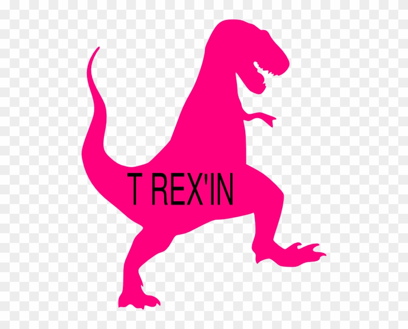 Pink T Rex Clip Art - Trex Clipart #6910