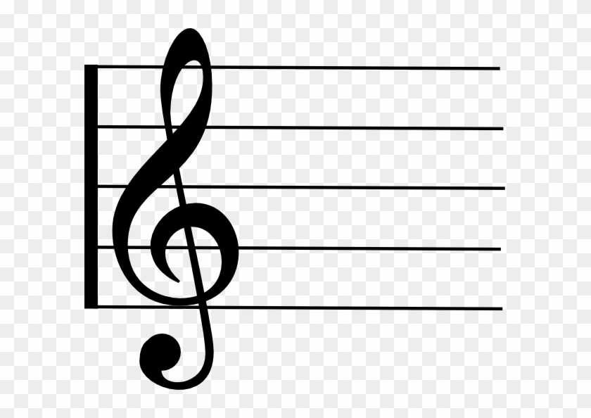 music staff with notes clipart