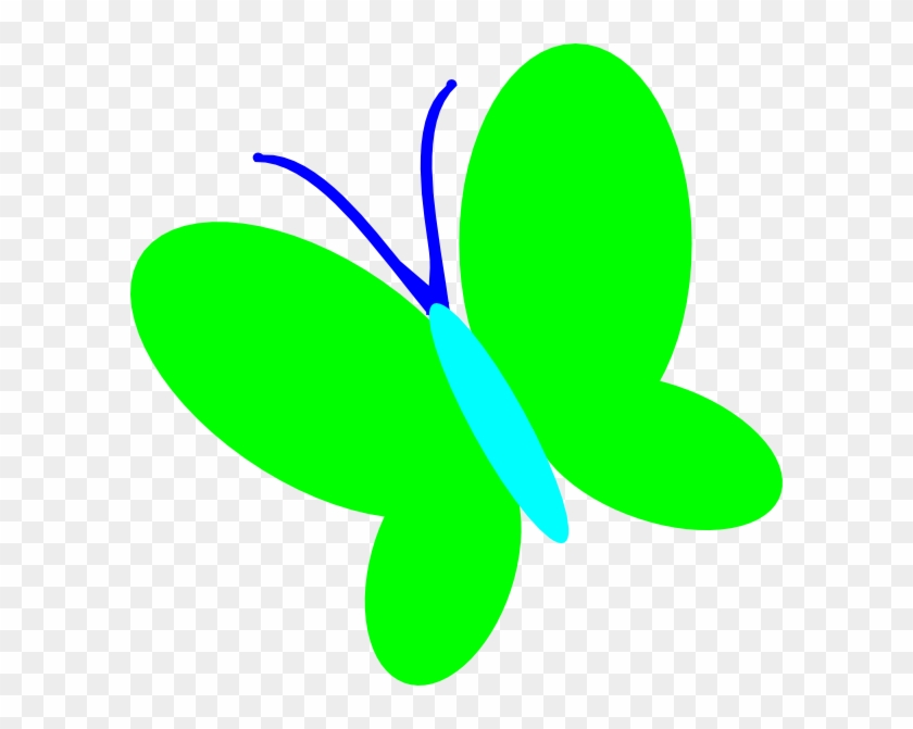 Green Butterfly Clip Art - Butterfly Green Clip Art #10926