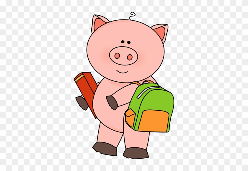 Pig Going To School - Pig Going To School #11886