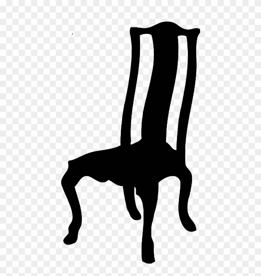 Armchair Silhouette, Kitchen Stool Silhouette, Vintage - Silhouette Of A Chair #13856
