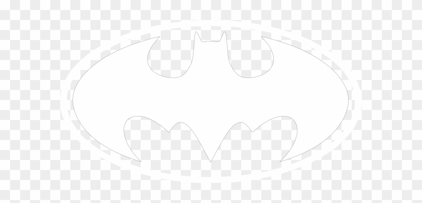 Batman Logo Clip Art - White Batman Logo Png - Free Transparent PNG Clipart  Images Download