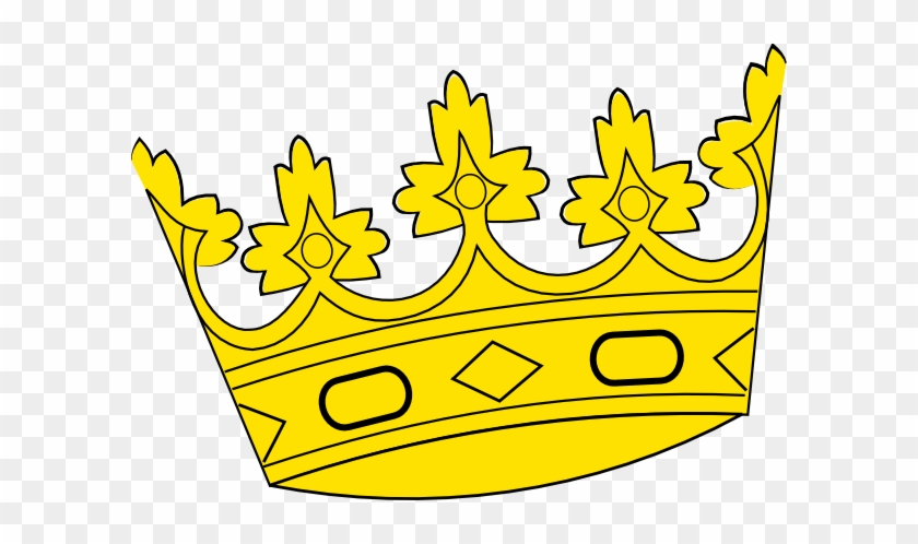 Big Tilted Crown Clip Art At Clker  มงกฎ ส เหลอง  Free Transparent PNG  Clipart Images Download