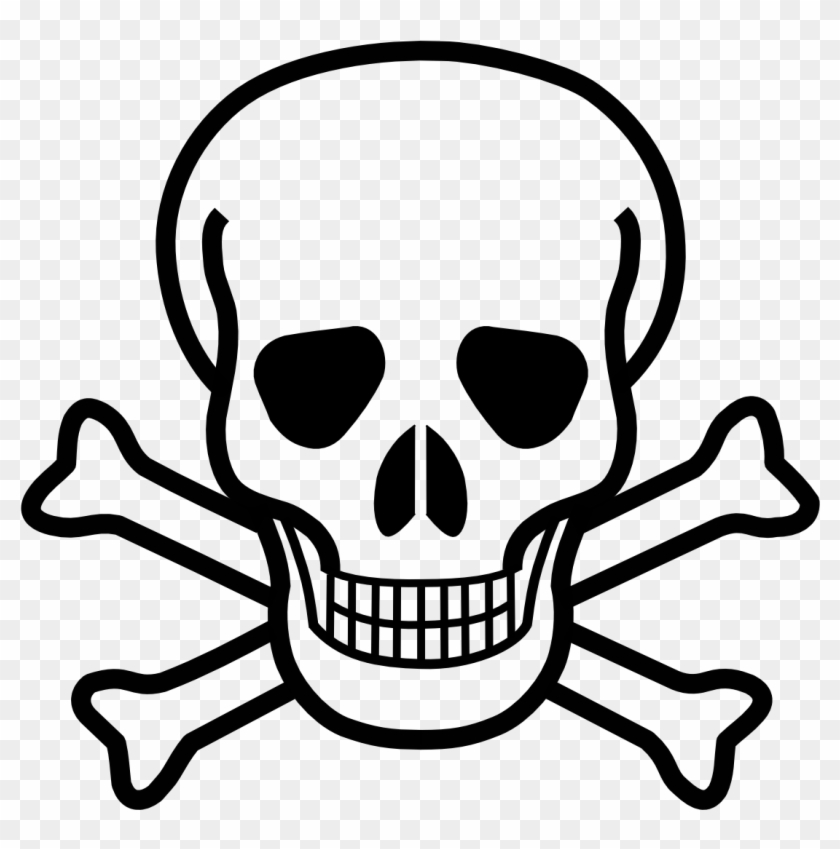 See Here Skull Clipart Transparent Background - Skull And Crossbones No ...