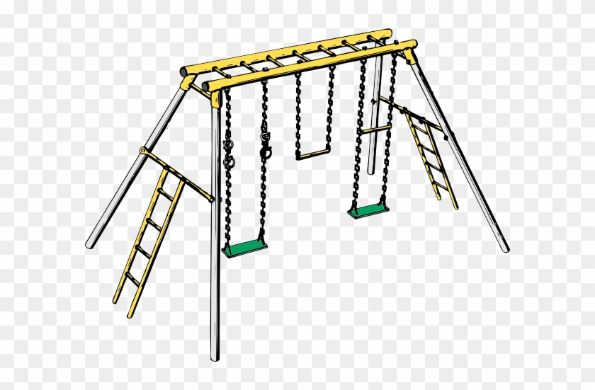 Clipart Info - Swing And Monkey Bars #17828