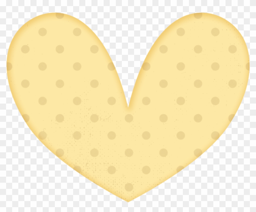 Yellow Heart - Clip Art #79130