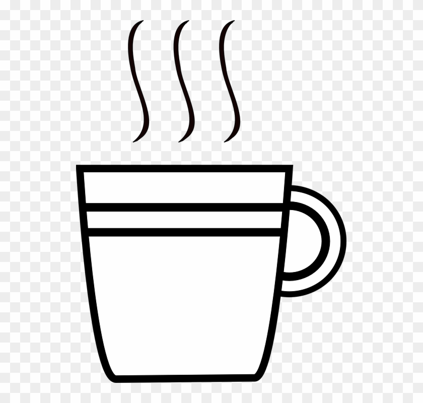 Steaming Cup Of Coffee Clipart Png Download Cup Black White Free Transparent Png Clipart Images Download