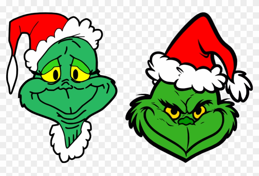 Movies, Personal Use, Grinch Faces1, - Grinch Clipart - Free Transparent PN...