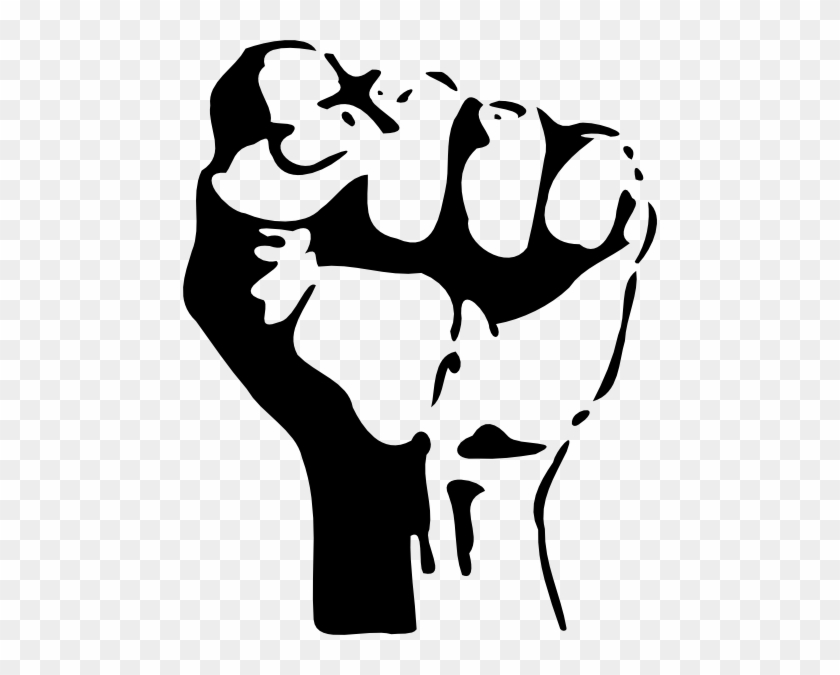 Cartoon Raised Fist #461519