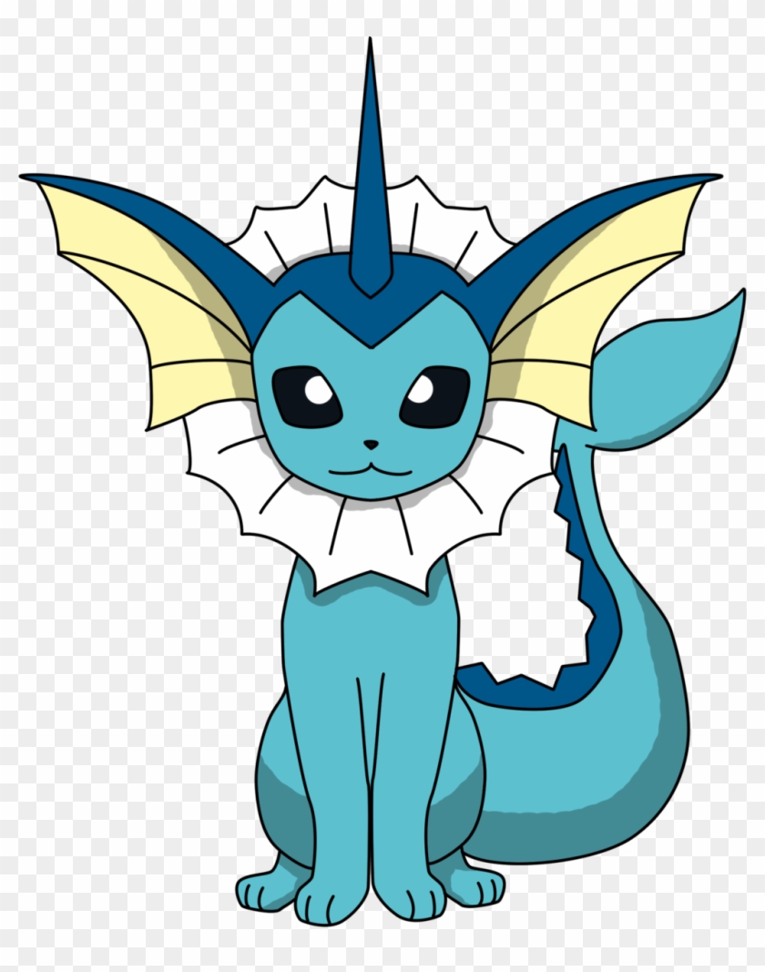 Vaporeon Sitting Png By Proteusiii - Vaporeon Sitting #462580