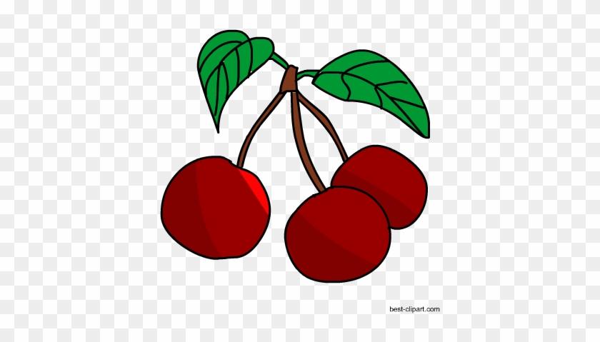 Free Cherries Clip Art - Clip Art #463122