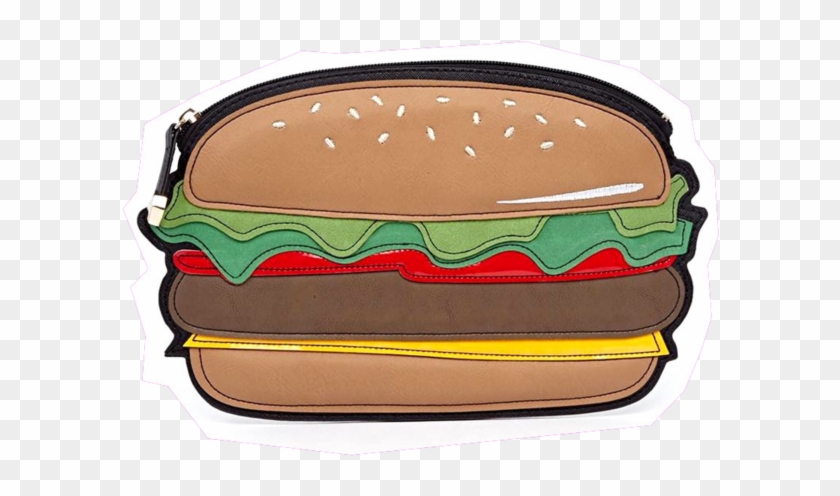 Hamburger Shaped Clutch - 3d Delicious Hamburger Coin Bag Ice Cream Wallet Mini #464332