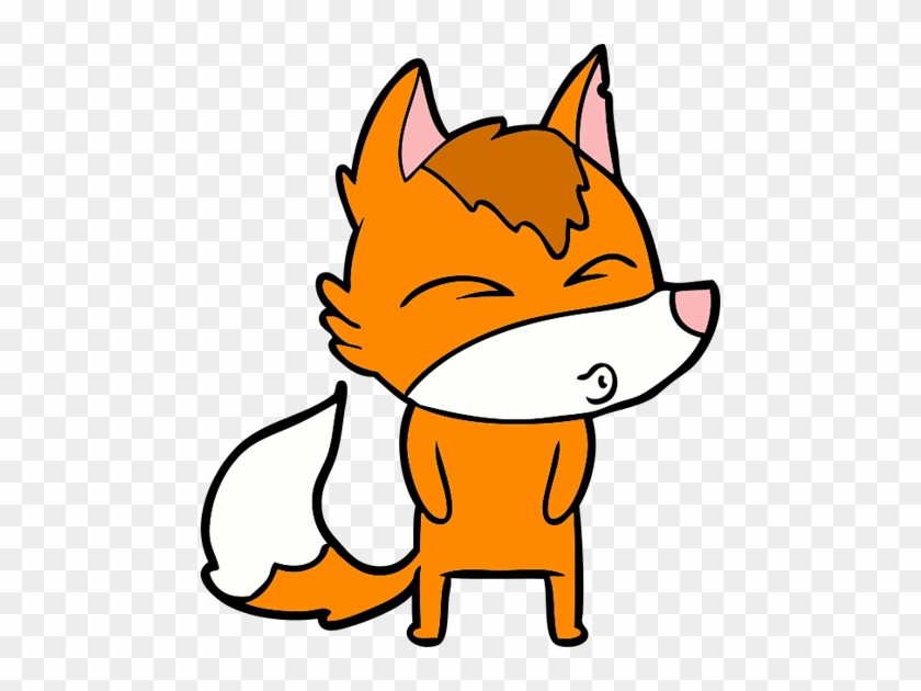 Cartoon Fox Vector - Vector Graphics #465071