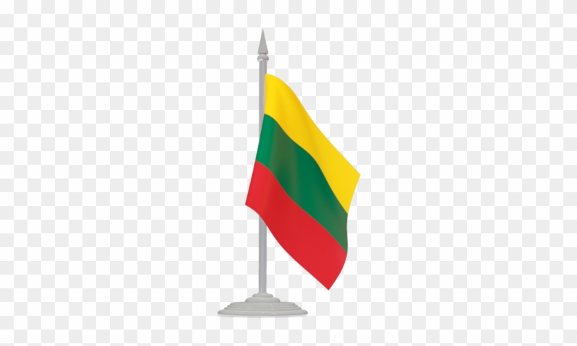 Illustration Of Flag Of Lithuania - Flag Of Jordan Png #466572