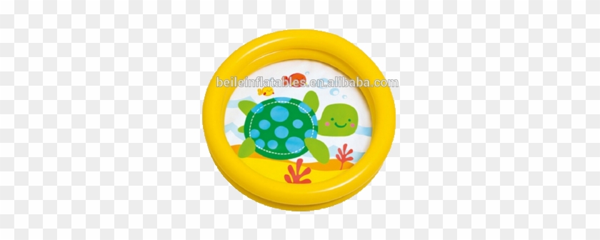 Swim Ring Png Small Double Baby Swimming Pool Folding - My First Pool - Turtle #467810