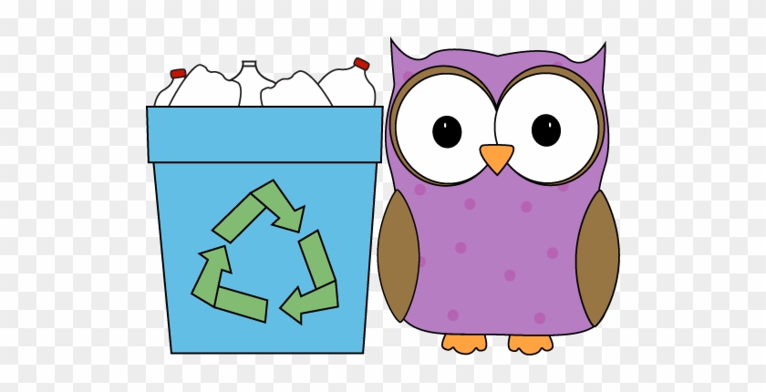 Owl Classroom Recycler Clip Art - Owl Classroom Jobs #467855