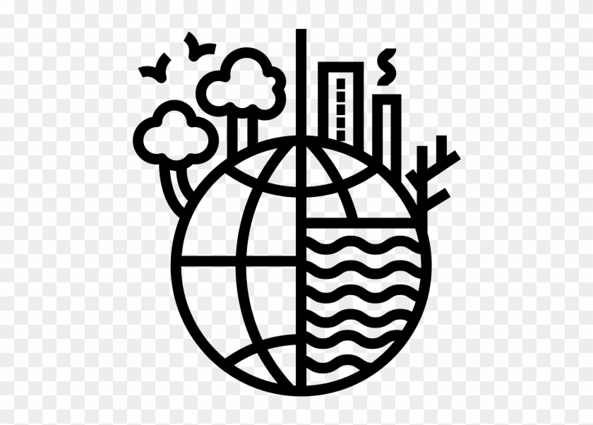 Climate Clipart Black And White - Climate Change Icon #467966