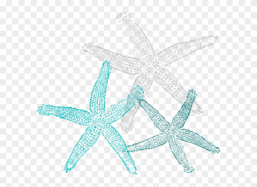 Multiple - Blue Starfish Clip Art #468342