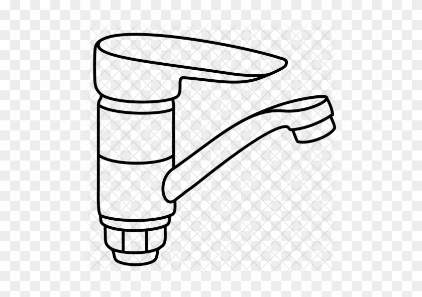 Washbasin Icon - Wash Basin Tap Clipart Png #468417