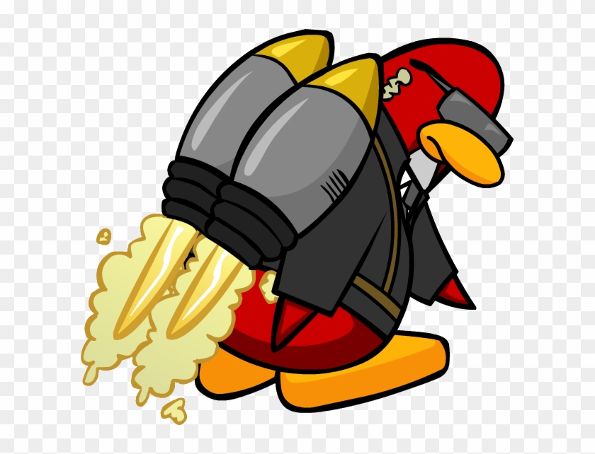 Jet Pack Guy About To Take Off - Club Penguin Jet Pack - Free Transparent  PNG Clipart Images Download