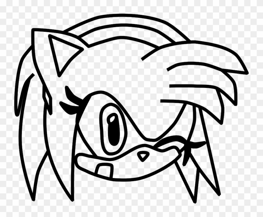 coloring pages amy rose