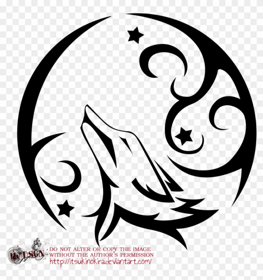 Howling Wolf Tattoo Pictures - Wolf Tattoo Transparent #472631