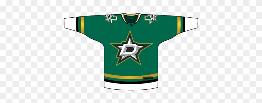 Dallas Stars Jersey Concept 2 By Pd Black Dragon - Dallas Stars Concept Jersey #474045