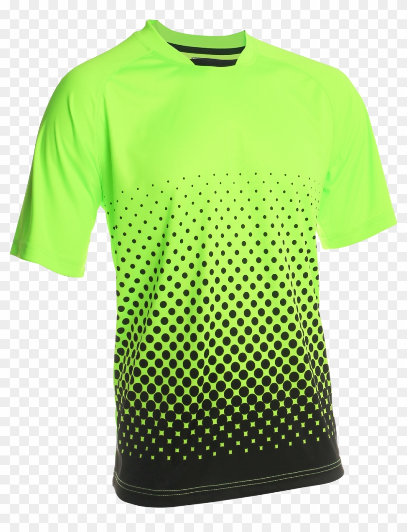 fluorescent green football jersey