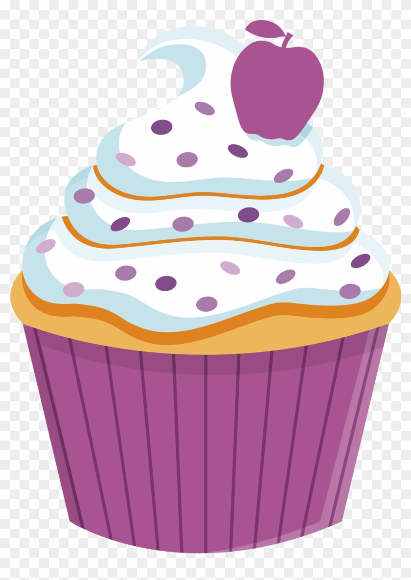 Frosting Clipart Fancy Cupcake - Cupcake Drawings Png #476555