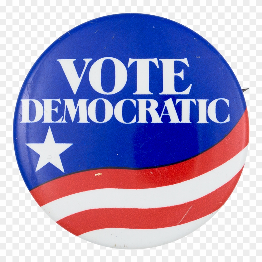 Vote Democratic Flag Political Button Museum - Vote Democratic Flag Political Button Museum #476792