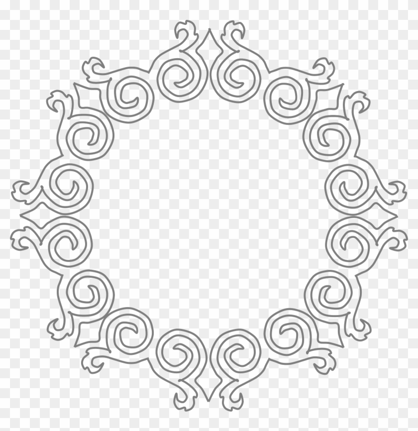 Motif Borders Clipart - Circle #476853