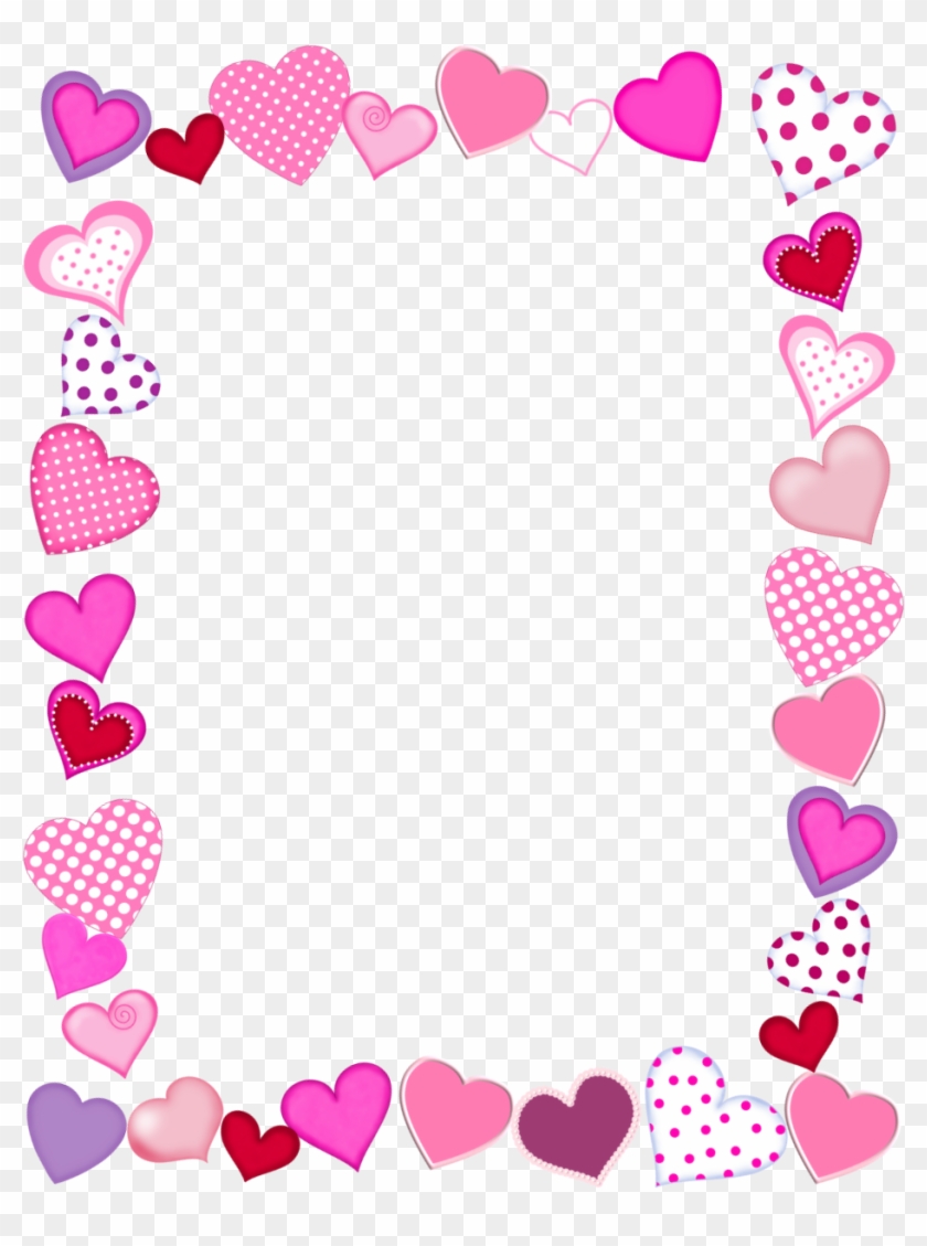 Download Hearts Border Clip Art Heart Borders Free Vector In ...