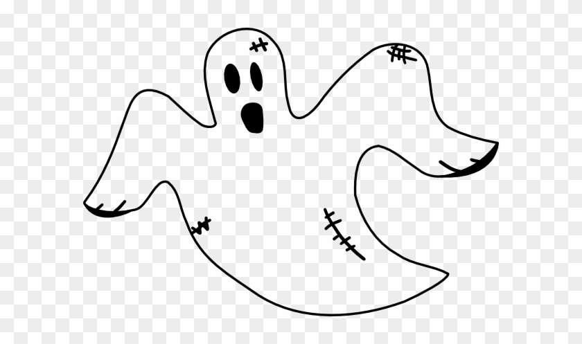 Ghost Black And White - Free Transparent PNG Clipart Images Download