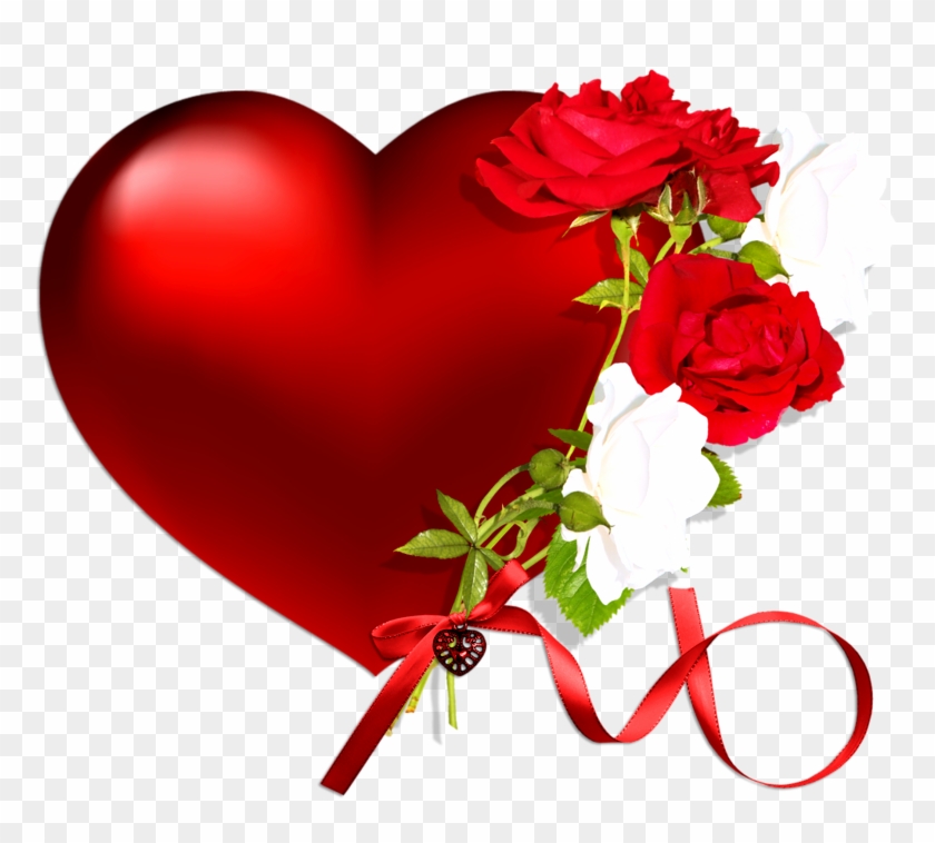 Heart With Flower Png - Free Transparent PNG Clipart Images Download