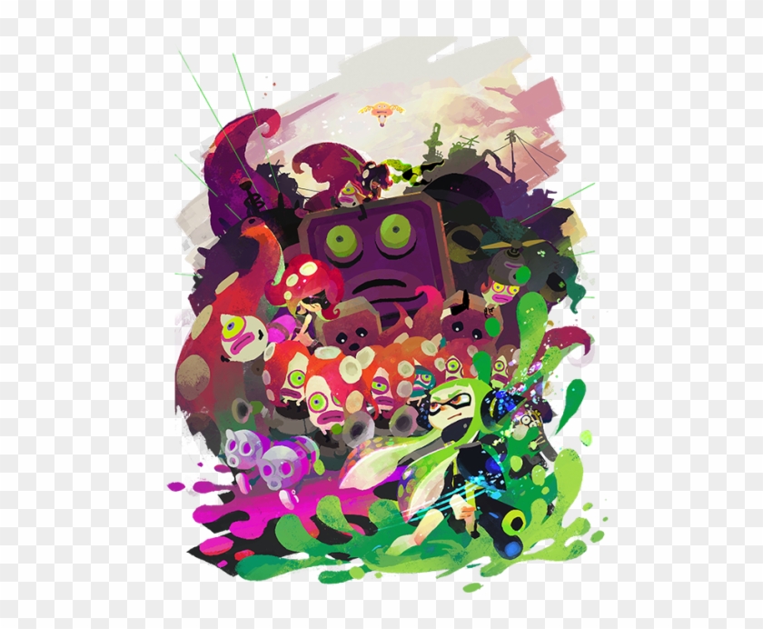 Splatoon Story Mode Artwork - スプラ トゥーン ヒーロー モード #479028