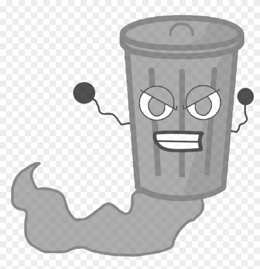 Trash Can As A Ghost Vector By Thedrksiren - Bfdi Ghost - Full Size PNG ...