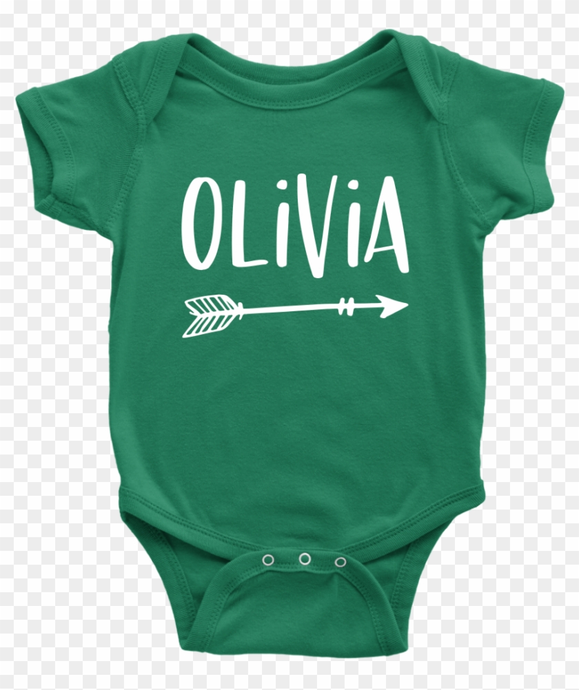 Olivia Personalized Baby Bodysuit - My Moms A Vet Tech #483444