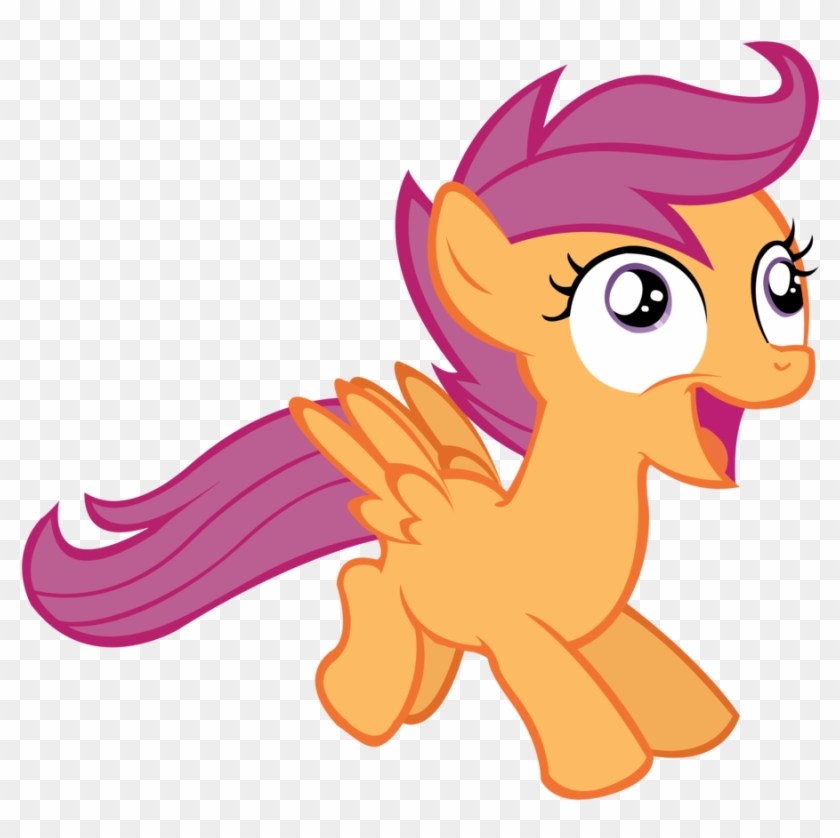 Happy/derp Scootaloo Vector By 30coloredowl - Scootaloo Didneyworl #483605