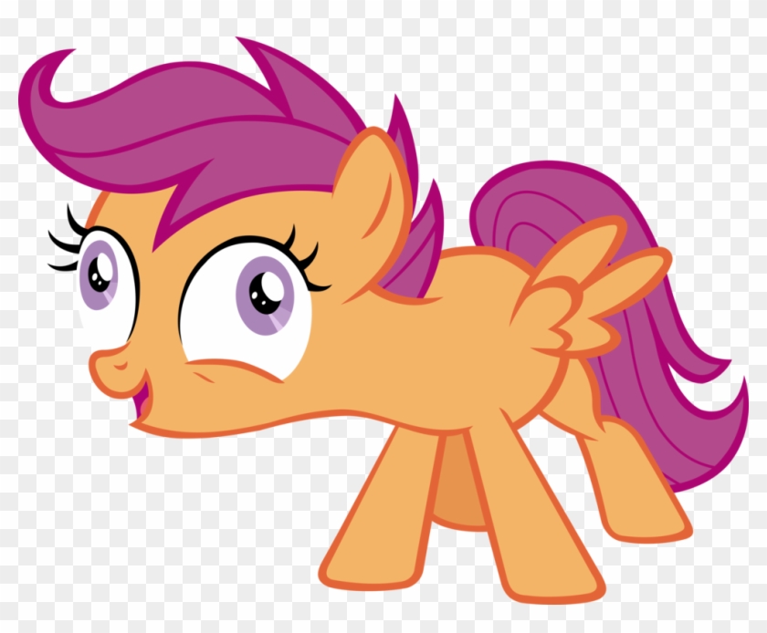 Derpface Scootaloo Vector By Melodiousmarci - Scootaloo #483610