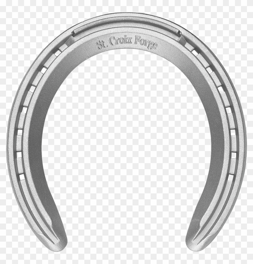 Croix Low Toe Horseshoe, Bottom Side - St Croix Horseshoes Regular Toe Hind Racing Plate #483718