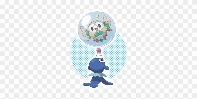 Rowlet Litten And Popplio Starter For Pokemon Sun Sun And Moon Popplio Free Transparent Png Clipart Images Download