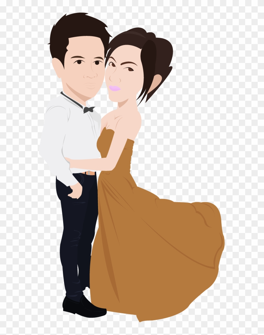 Pre Wedding Cartoon On Behance - Wedding #484045