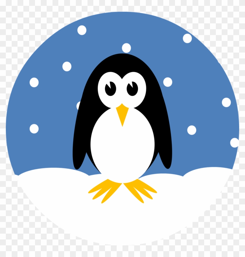 Thursday, 24 December - Pinguin In Der Schnee-weihnachtskarte Karte #484714