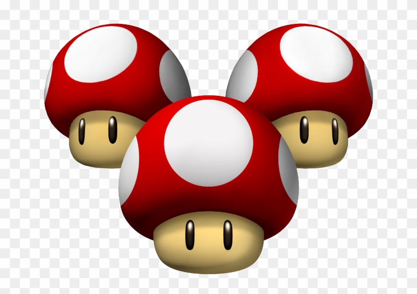 Triple Mushrooms Artwork Wii Mario Kart Mushroom Full Size Png Clipart Images Download 9715