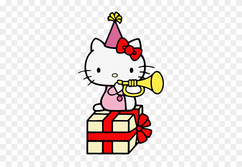 Hello Kitty Happy Birthday Gif Hello Kitty Free Transparent Png Clipart Images Download