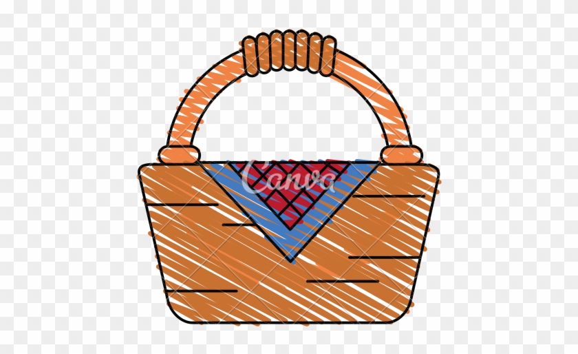 Pin Picnic Basket Clip Art - Illustration #486895